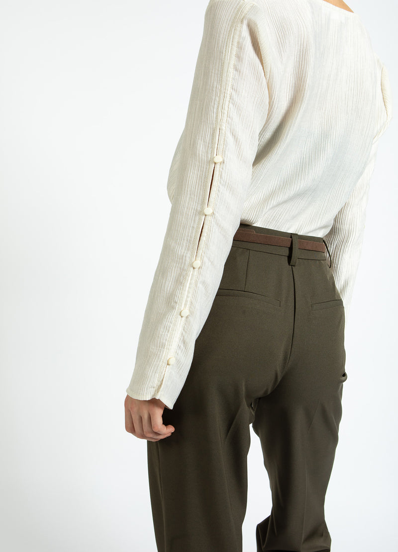 Coster Copenhagen KLASSISKA BYXOR - PETRA PASSFORM Pants Hunter Green - 486