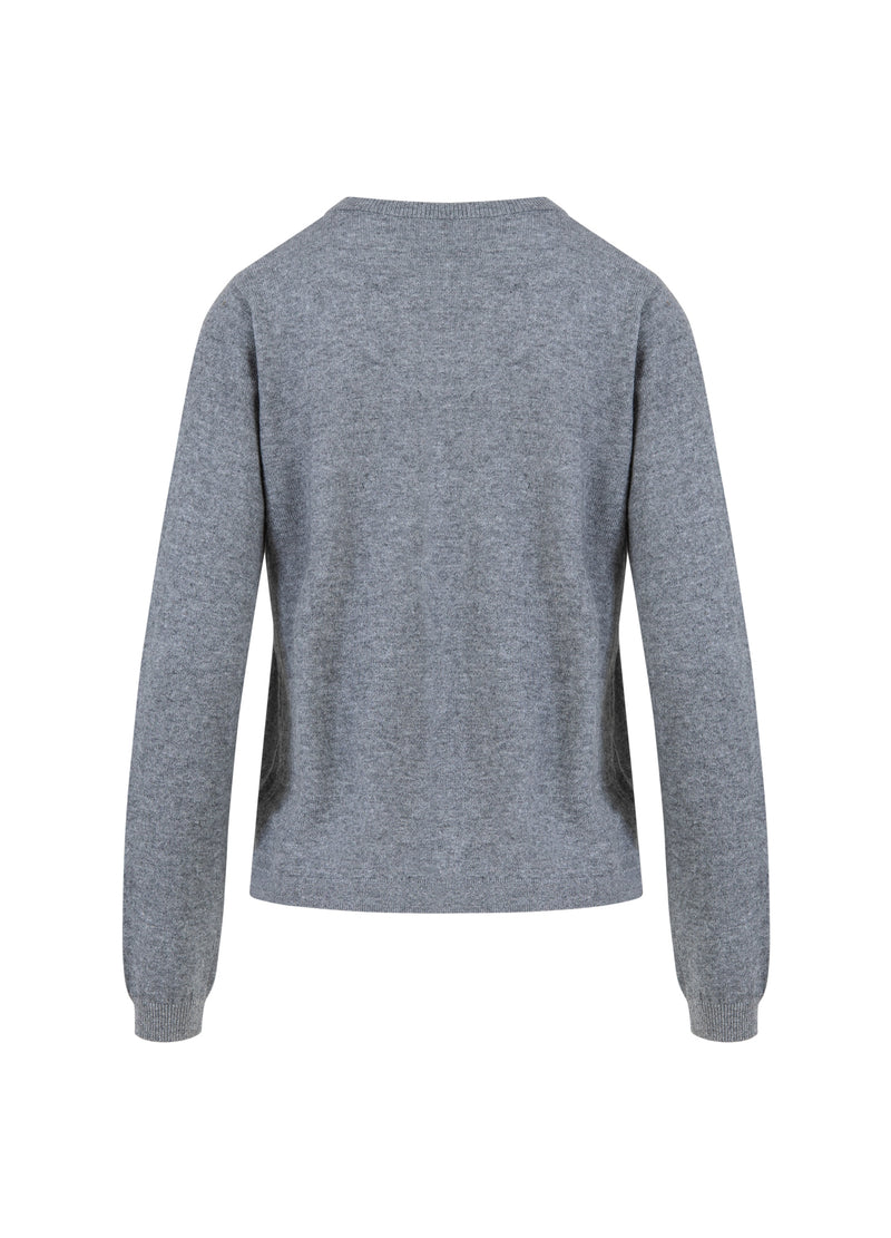 Coster Copenhagen KOFTA I KASCHMIR Knitwear Grey melange - 142