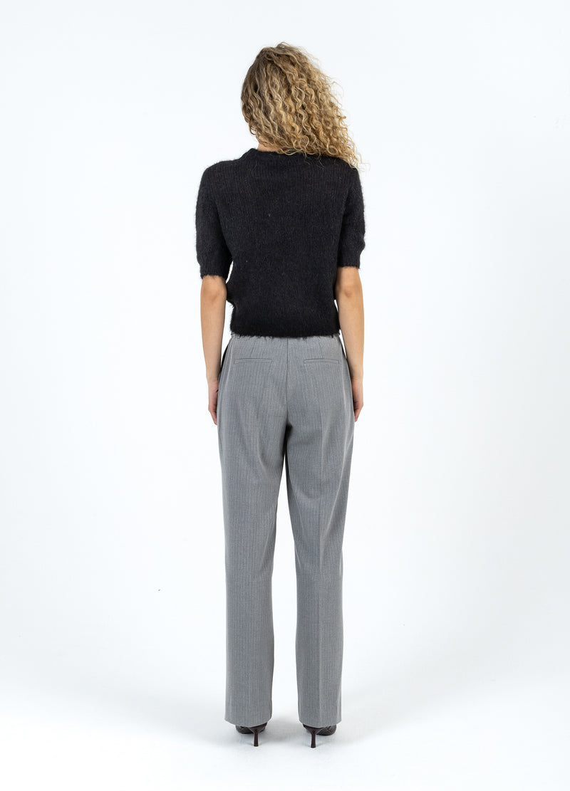 Coster Copenhagen KORTÄRMAD STICKAD I ALPACKA Knitwear Black - 100