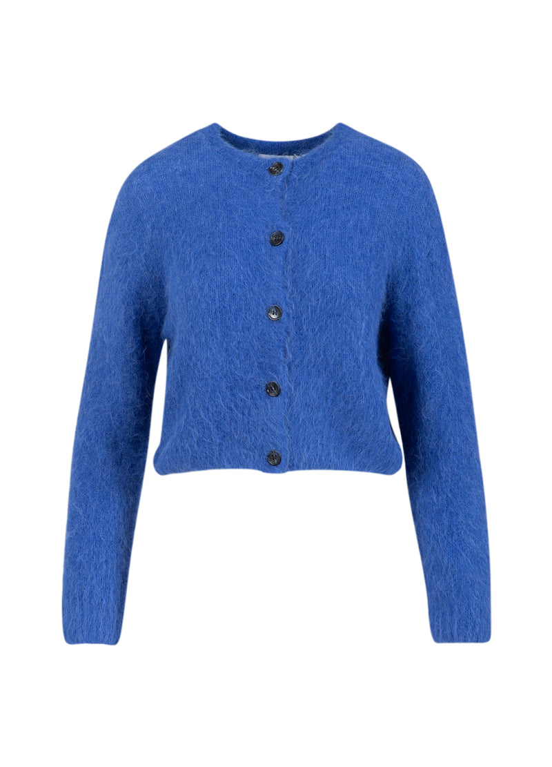 Coster Copenhagen KORTAT STICKAD KOFTA Knitwear Rich blue - 583