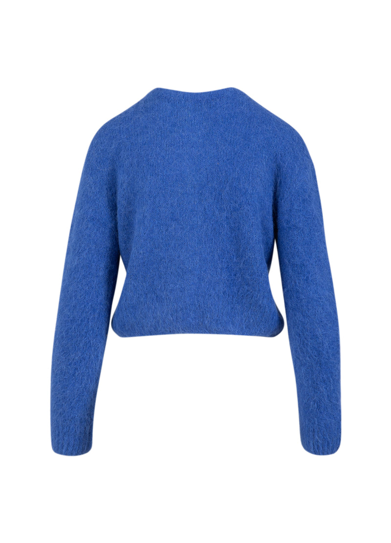 Coster Copenhagen KORTAT STICKAD KOFTA Knitwear Rich blue - 583