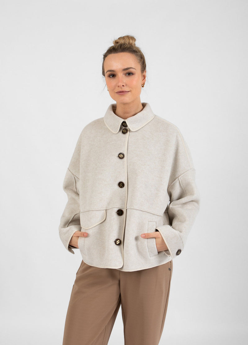 Coster Copenhagen KORT JACKA Outerwear Creme - 241