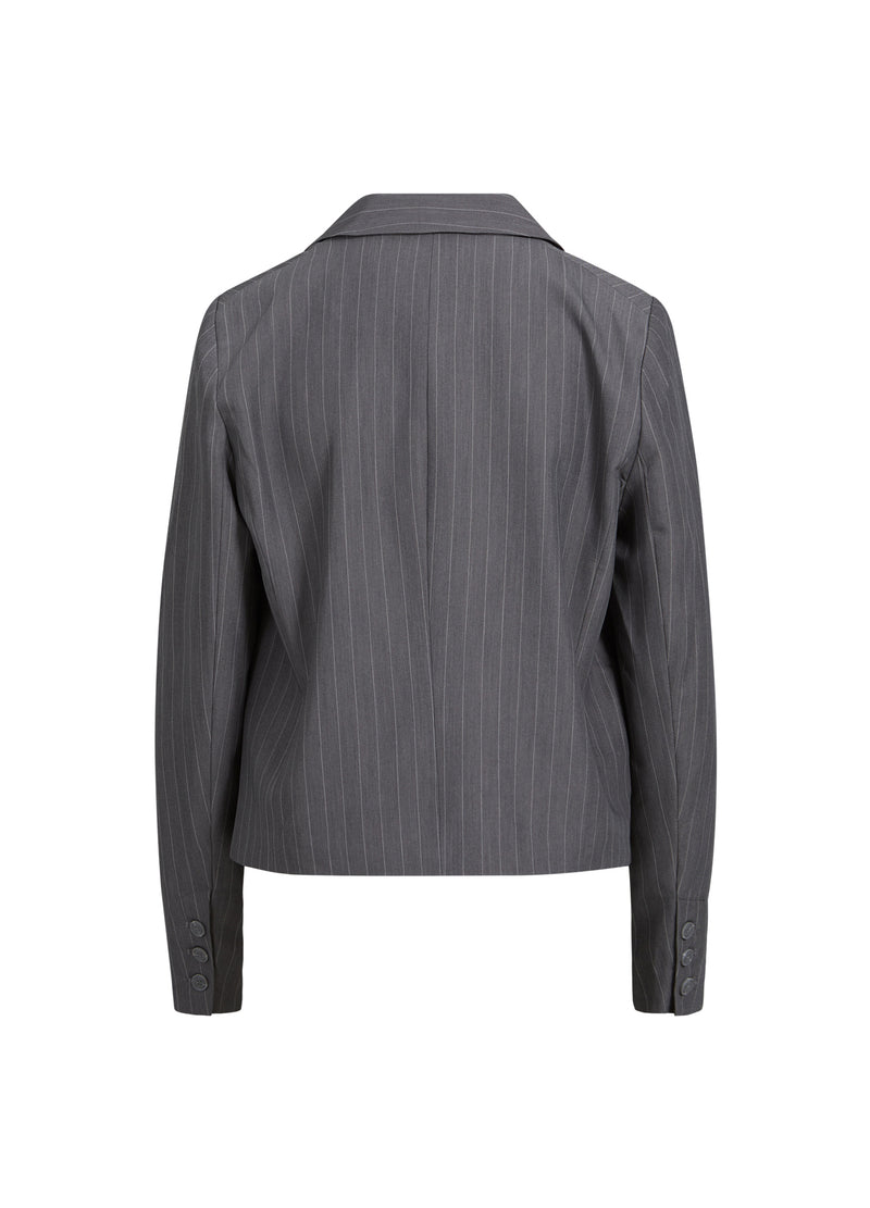 Coster Copenhagen  KORT KRITSTRECKSRANDIG KAVAJ - ZOE-PASSFORM Blazer Grey pinstripe - 161
