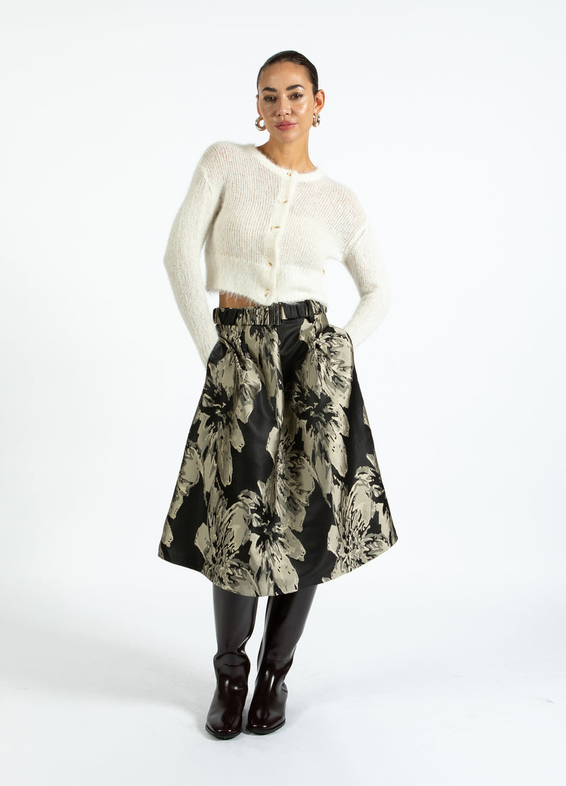 Coster Copenhagen KORT TRÖJKAFTAN I ALPACKA Knitwear Off White - 202