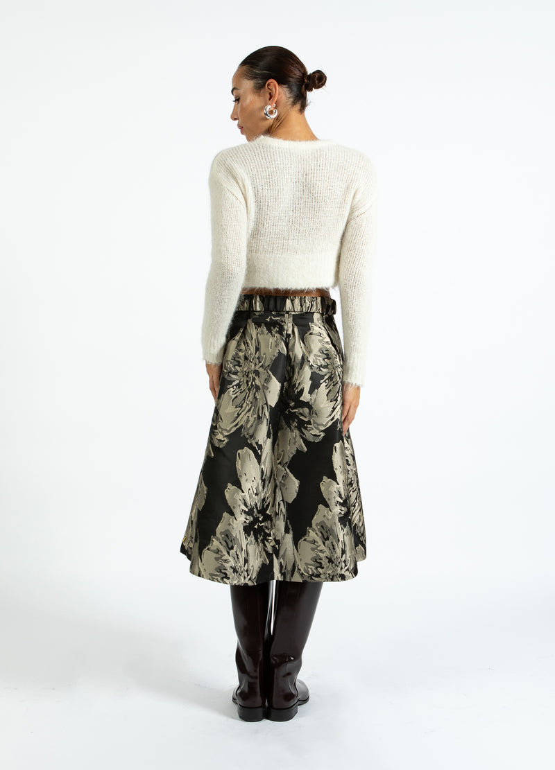 Coster Copenhagen KORT TRÖJKAFTAN I ALPACKA Knitwear Off White - 202
