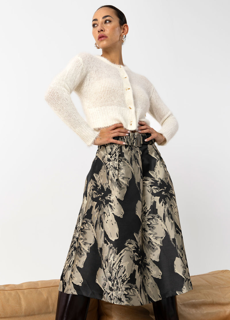 Coster Copenhagen KORT TRÖJKAFTAN I ALPACKA Knitwear Off White - 202