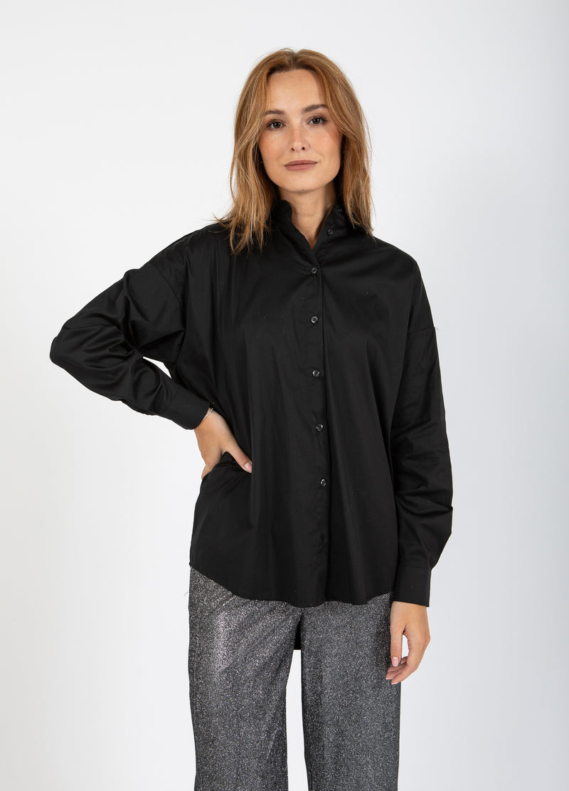 Coster Copenhagen LÅDAKLASSISK SKJORTA Shirt/Blouse Black - 100