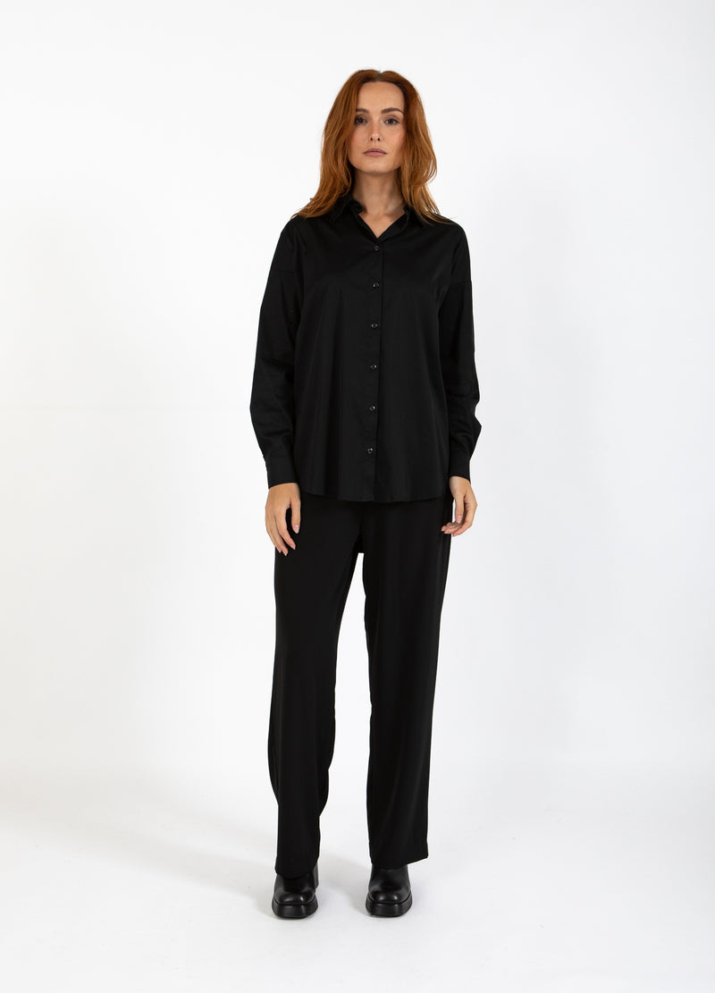 Coster Copenhagen LÅDAKLASSISK SKJORTA Shirt/Blouse Black - 100