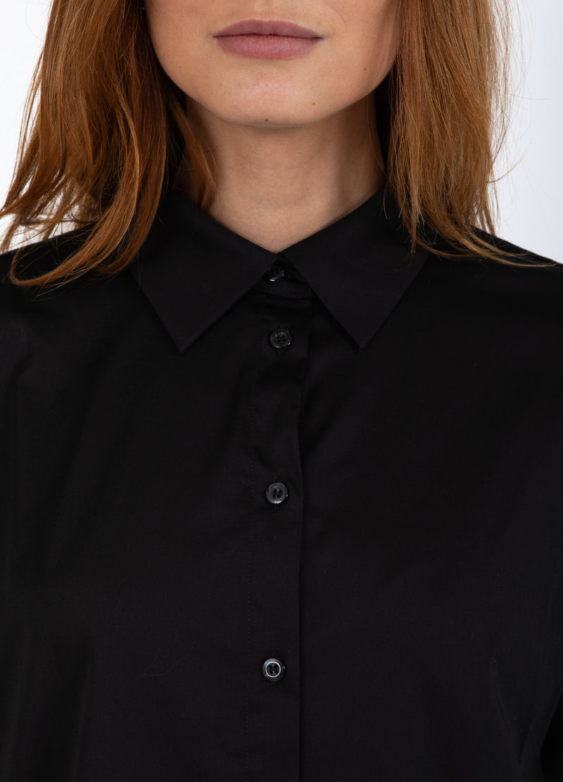 Coster Copenhagen LÅDAKLASSISK SKJORTA Shirt/Blouse Black - 100