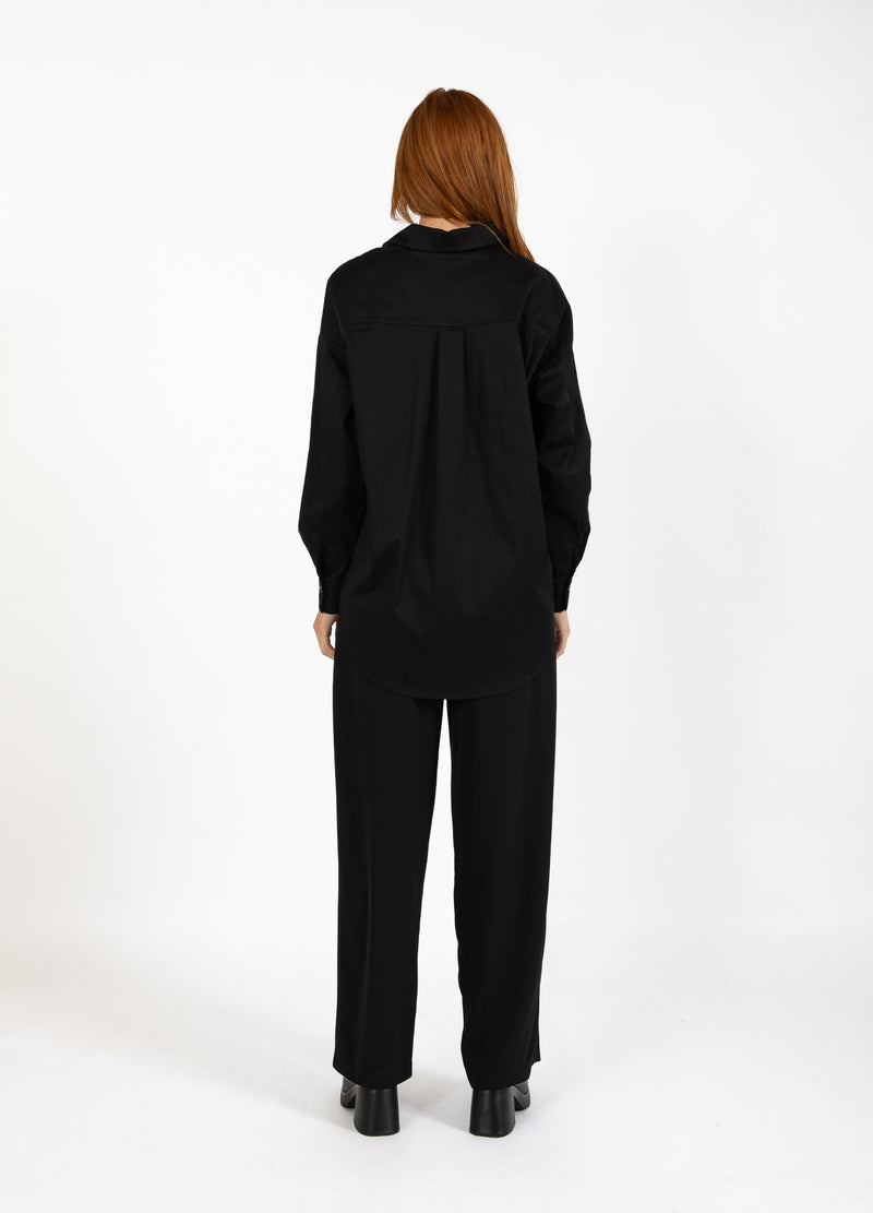 Coster Copenhagen LÅDAKLASSISK SKJORTA Shirt/Blouse Black - 100