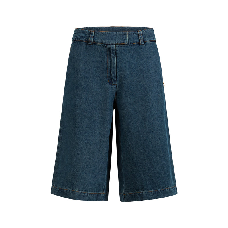Coster Copenhagen LÅNGA JEANS SHORTS - PETRA PASSFORM Pants