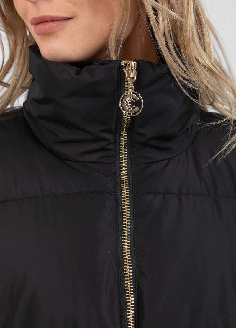 Coster Copenhagen LÅNG PUFFERJACKA Outerwear Black - 100