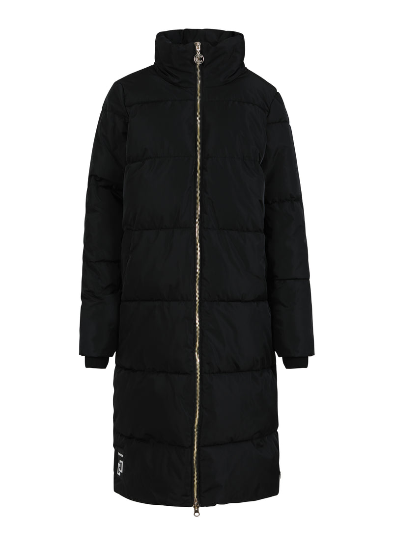 Coster Copenhagen LÅNG PUFFERJACKA Outerwear Black - 100