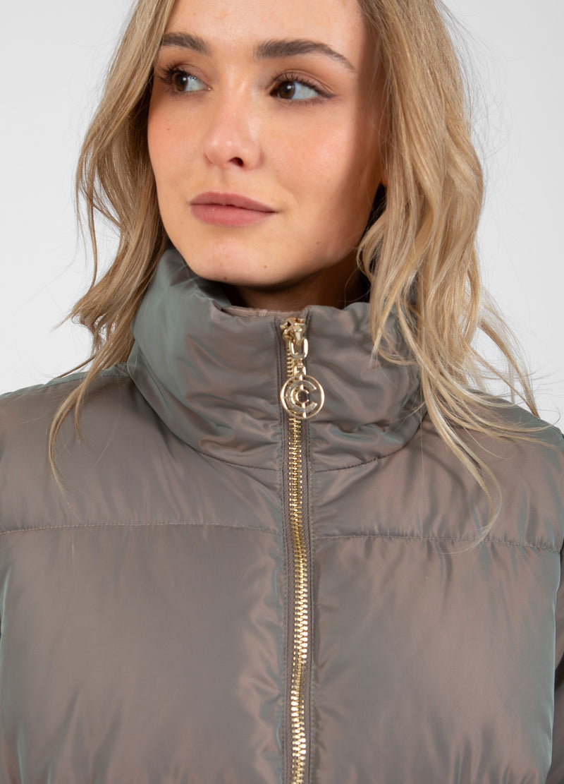 Coster Copenhagen LÅNG PUFFERJACKA Outerwear Shade green - 434