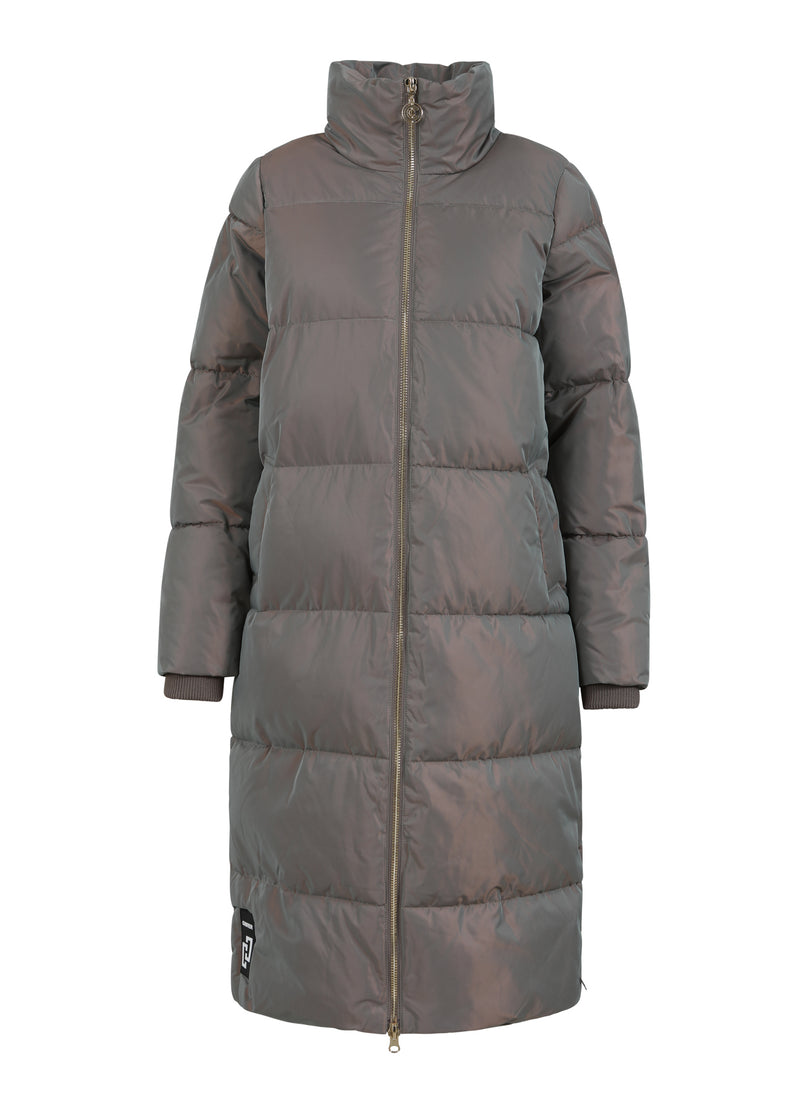 Coster Copenhagen LÅNG PUFFERJACKA Outerwear Shade green - 434