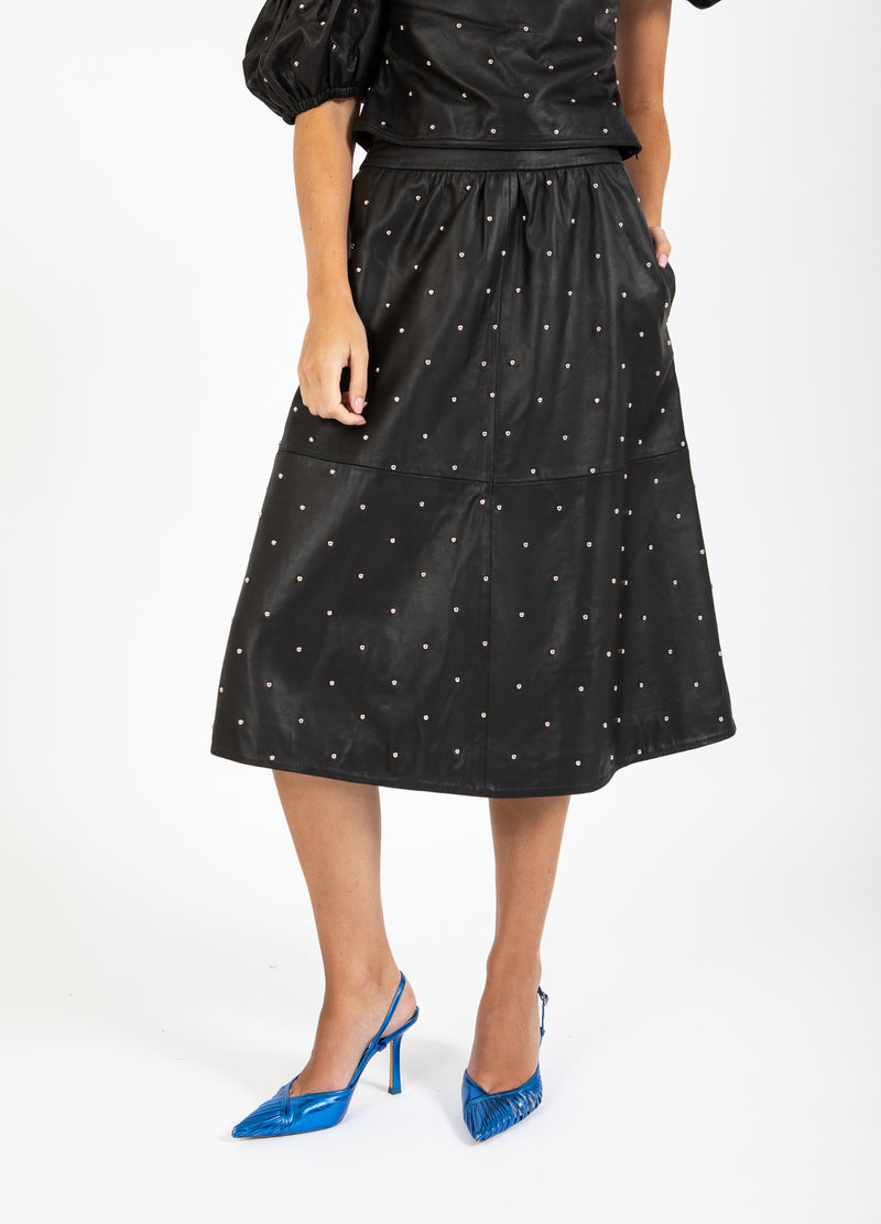 Coster Copenhagen LÄDERKJOL Skirt Black - 100