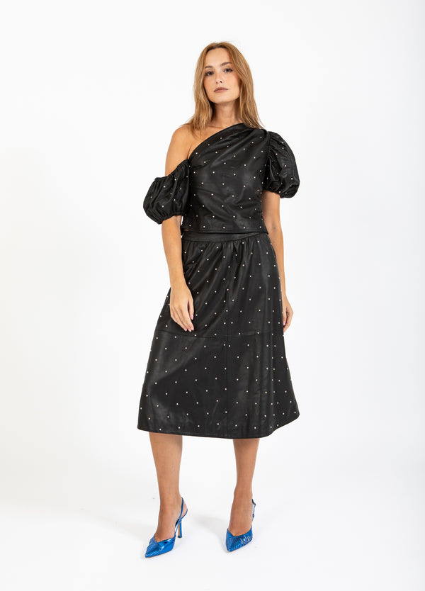 Coster Copenhagen LÄDERKJOL Skirt Black - 100