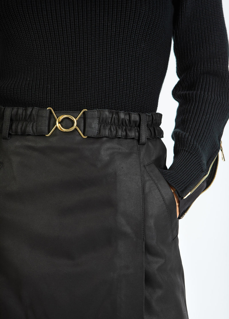 Coster Copenhagen LÄDERKJOL Skirt Black - 100