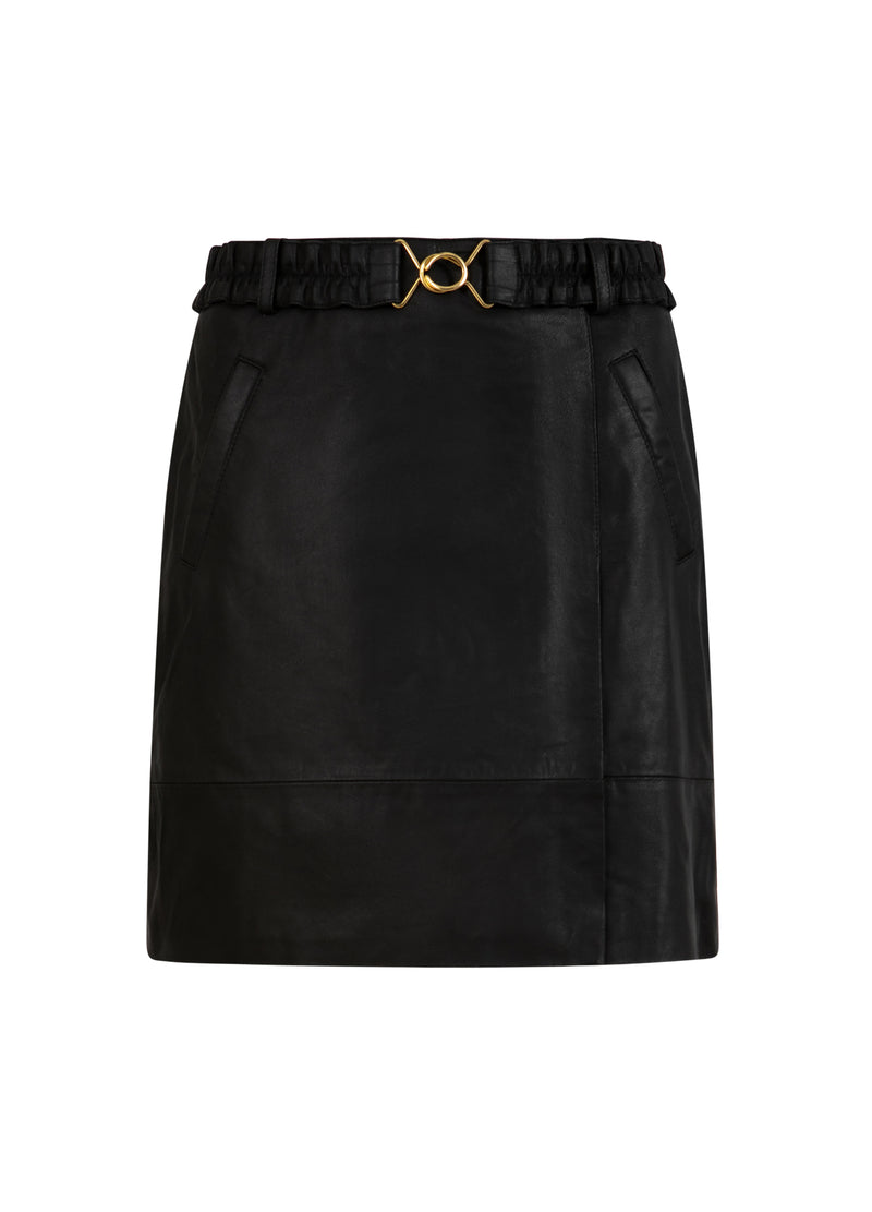 Coster Copenhagen LÄDERKJOL Skirt Black - 100