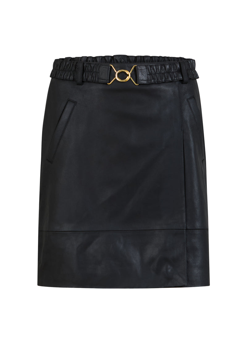 Coster Copenhagen LÄDERSKJOL Skirt Black - 100