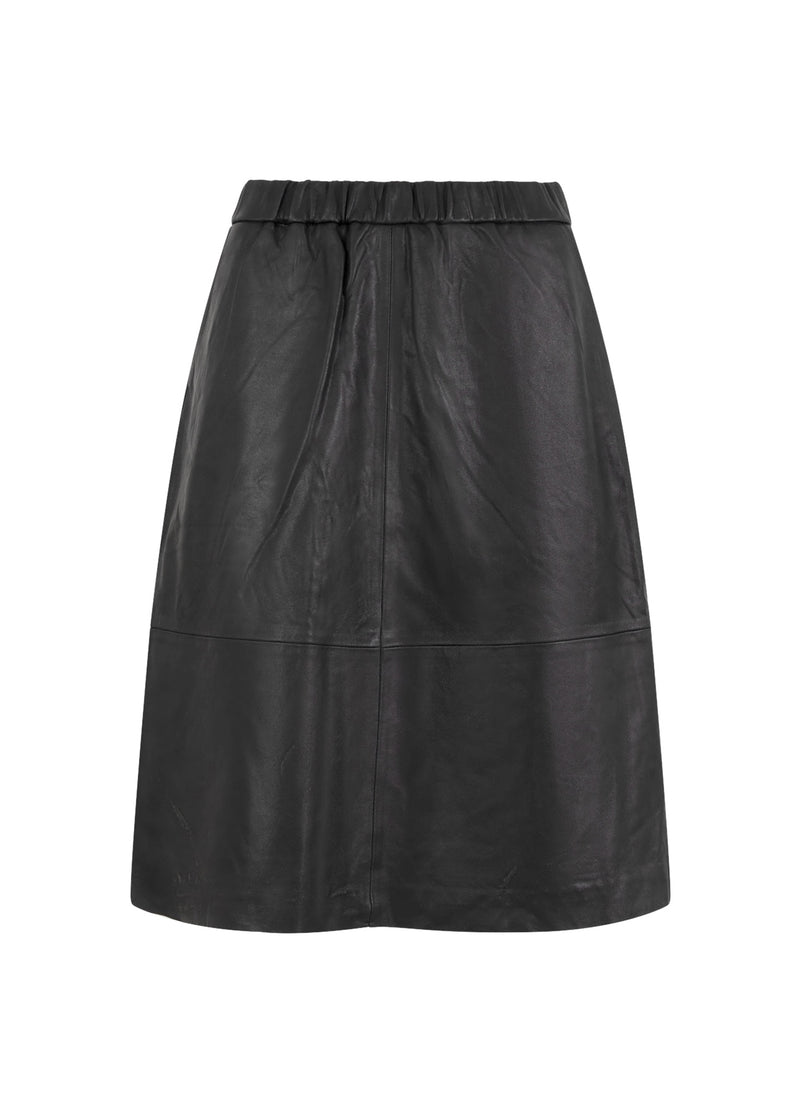 Coster Copenhagen LÄDERSKJOL Skirt Black - 100