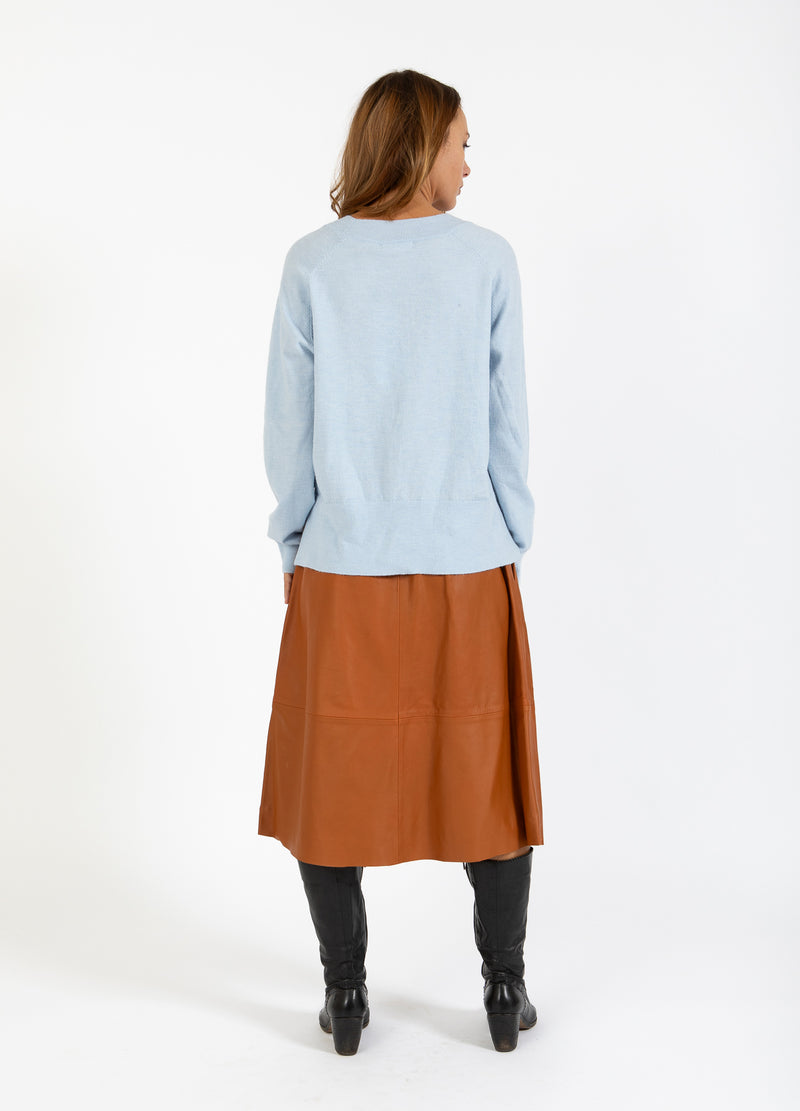 Coster Copenhagen LÄDERSKJOL Skirt Cognac brown - 397