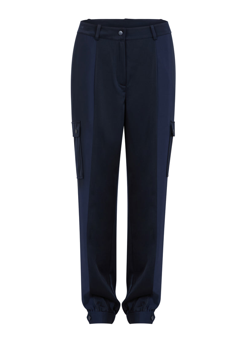 Coster Copenhagen LASTBYXOR - STELLA PASSFORM Pants Dark blue - 579