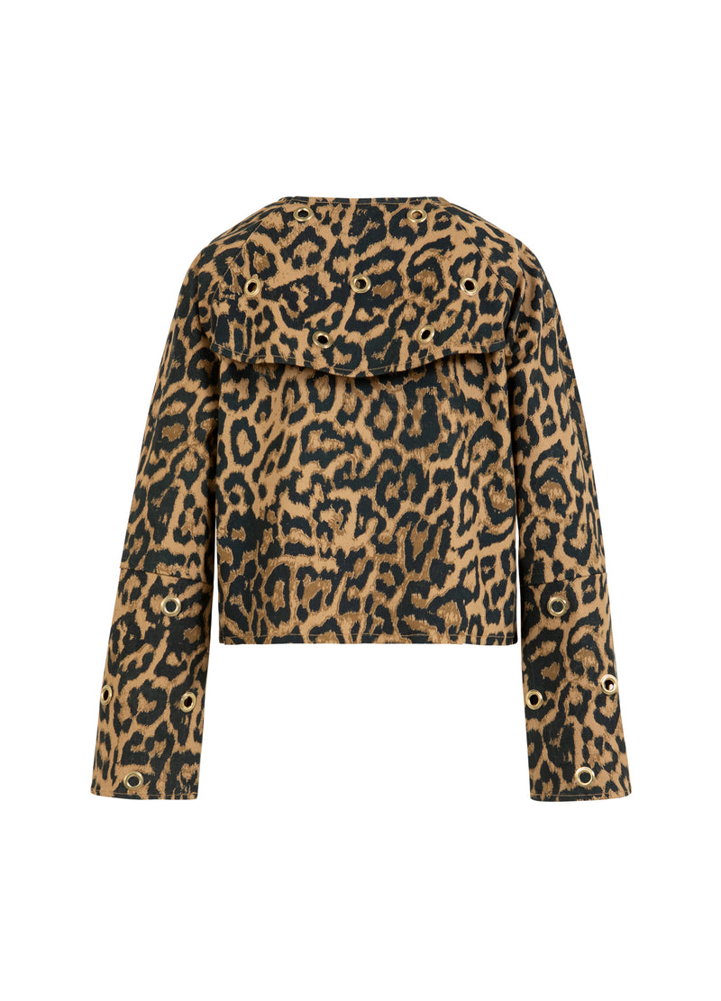 Coster Copenhagen LEO JAKKE Outerwear Big leo print - 987