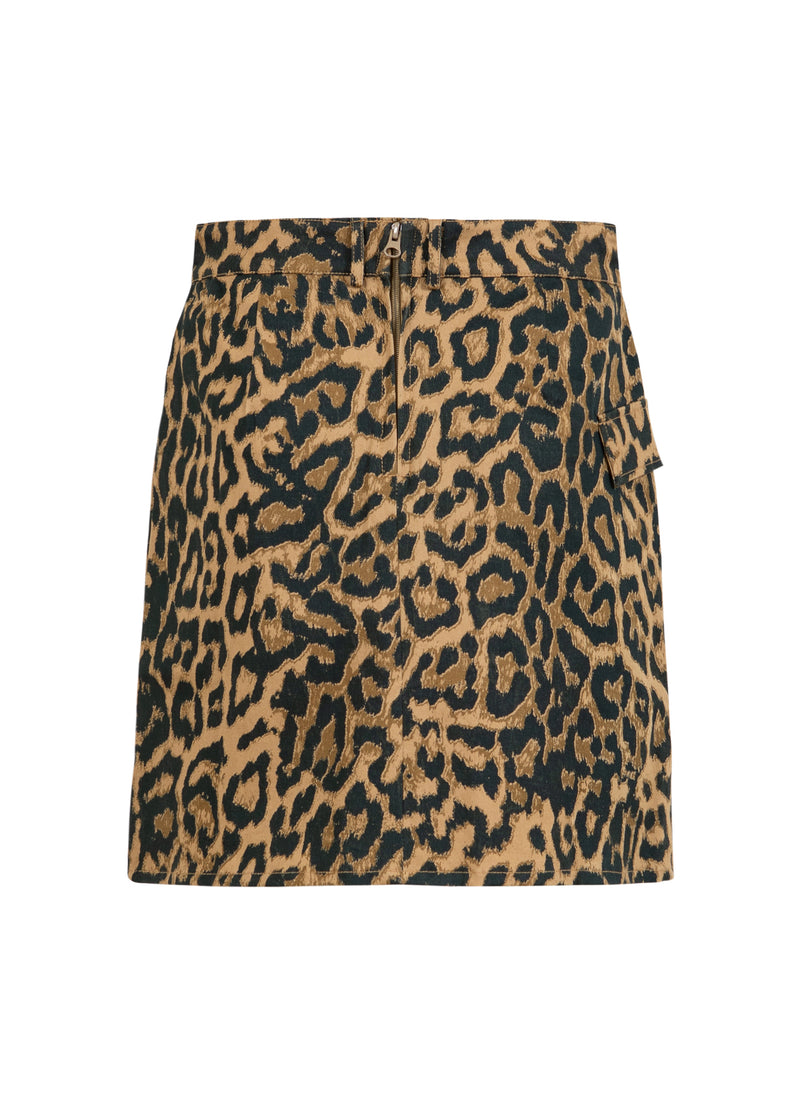 Coster Copenhagen LEO NEDERDEL Skirt Big leo print - 987