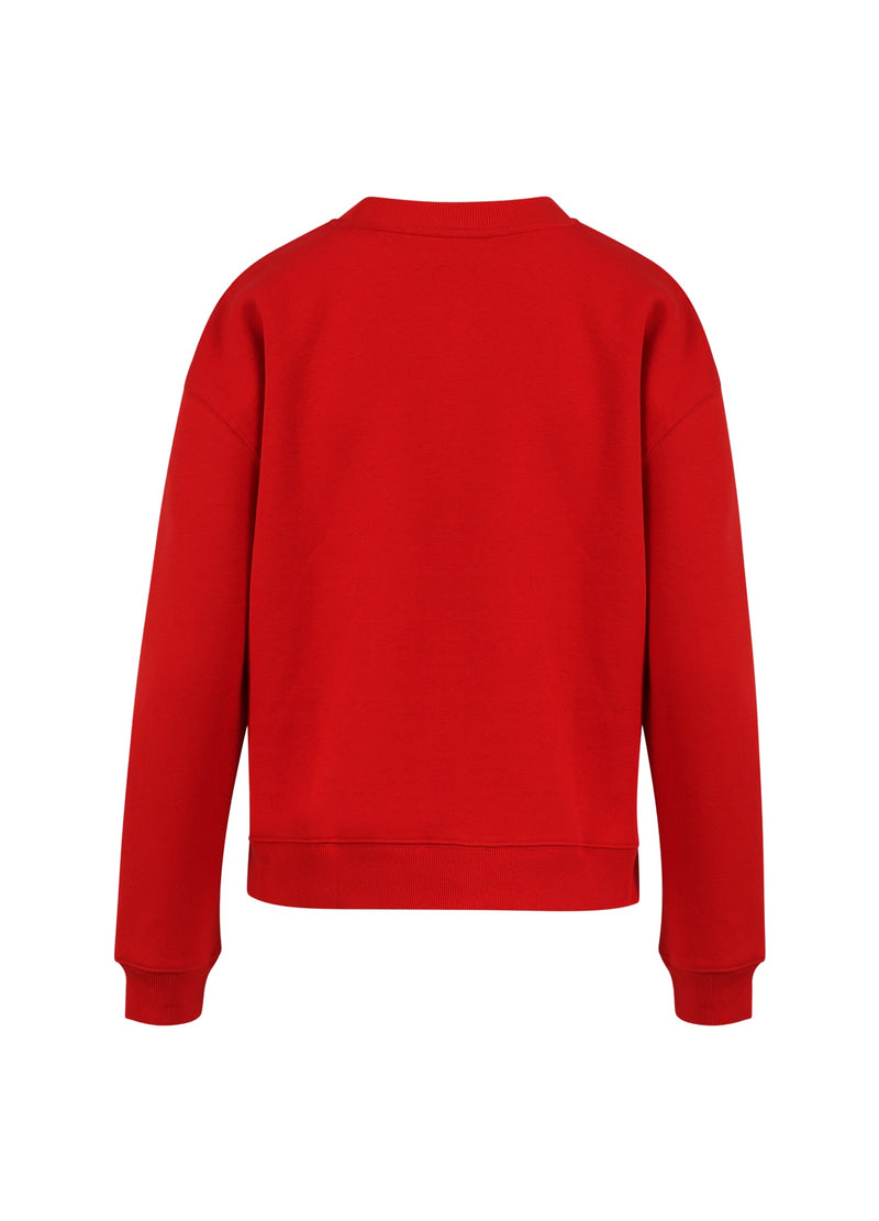 Coster Copenhagen LOGOSWEATSHIRT Shirt/Blouse Scarlet red - 618