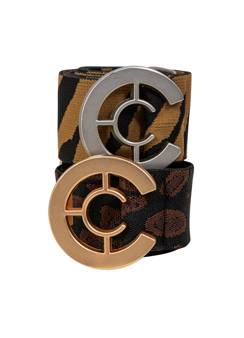 Coster Copenhagen LOGO BÄLTE Accessories Dark leo print - 900