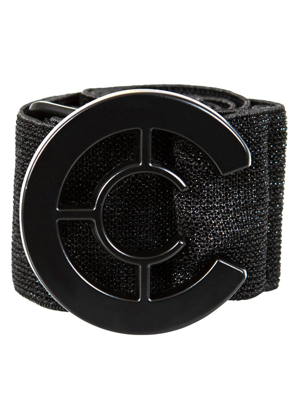 Coster Copenhagen LOGO ELASTISK BÄLTE Accessories Black lurex - 100