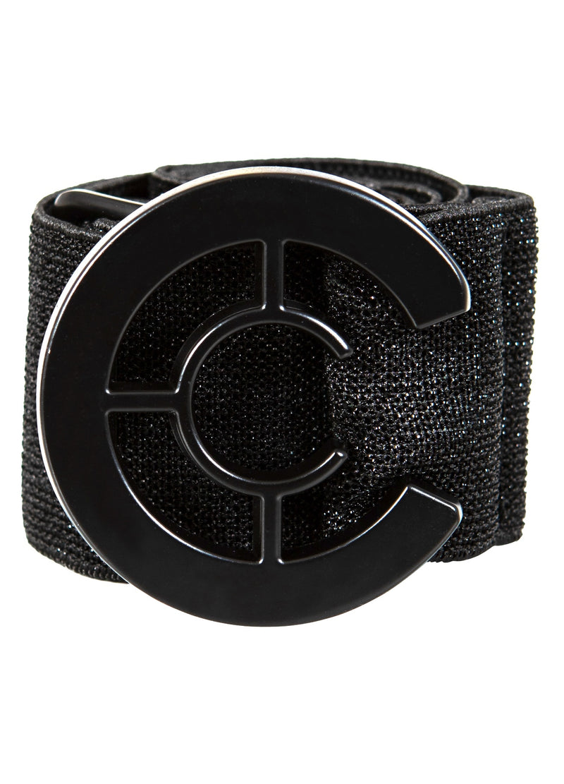 Coster Copenhagen LOGO ELASTISK BÄLTE Accessories Black lurex - 100
