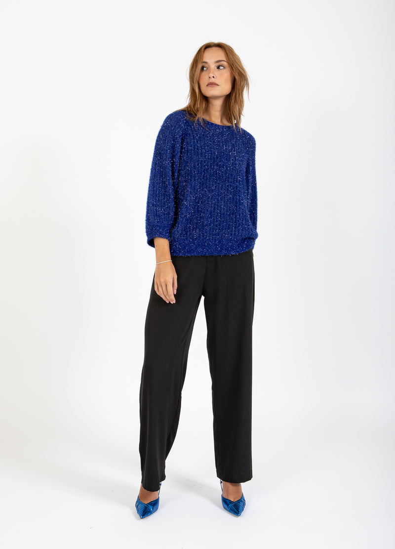 Coster Copenhagen LUREX STICKAD Knitwear Rich blue - 583