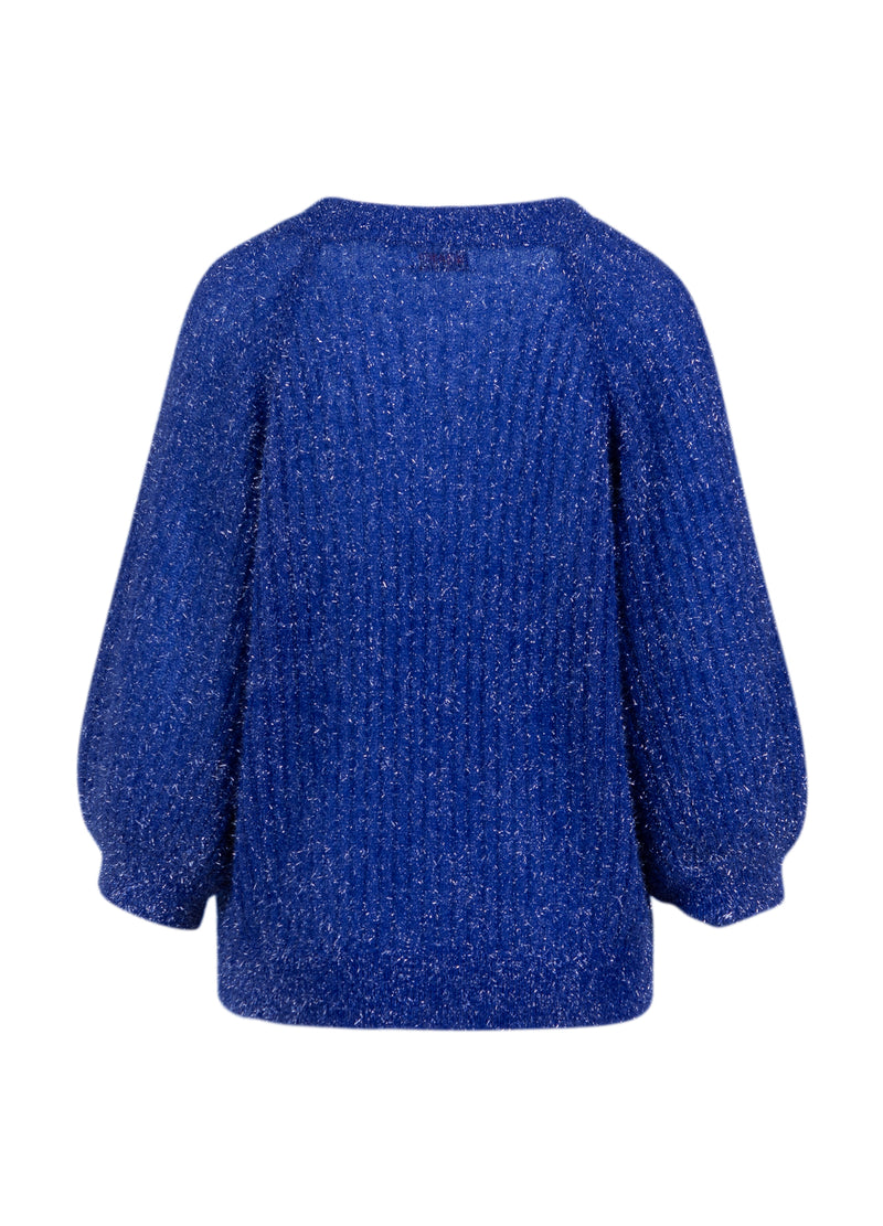 Coster Copenhagen LUREX STICKAD Knitwear Rich blue - 583