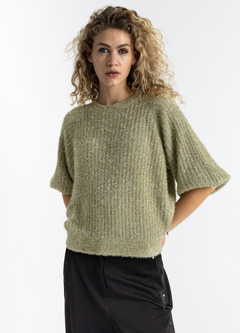 Coster Copenhagen LUREX STICKAT Knitwear Champagne - 299