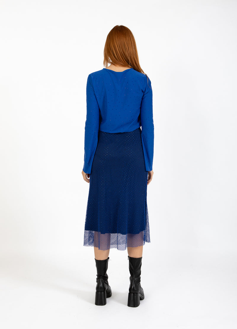 Coster Copenhagen NÄTKEPS Skirt Rich blue - 583