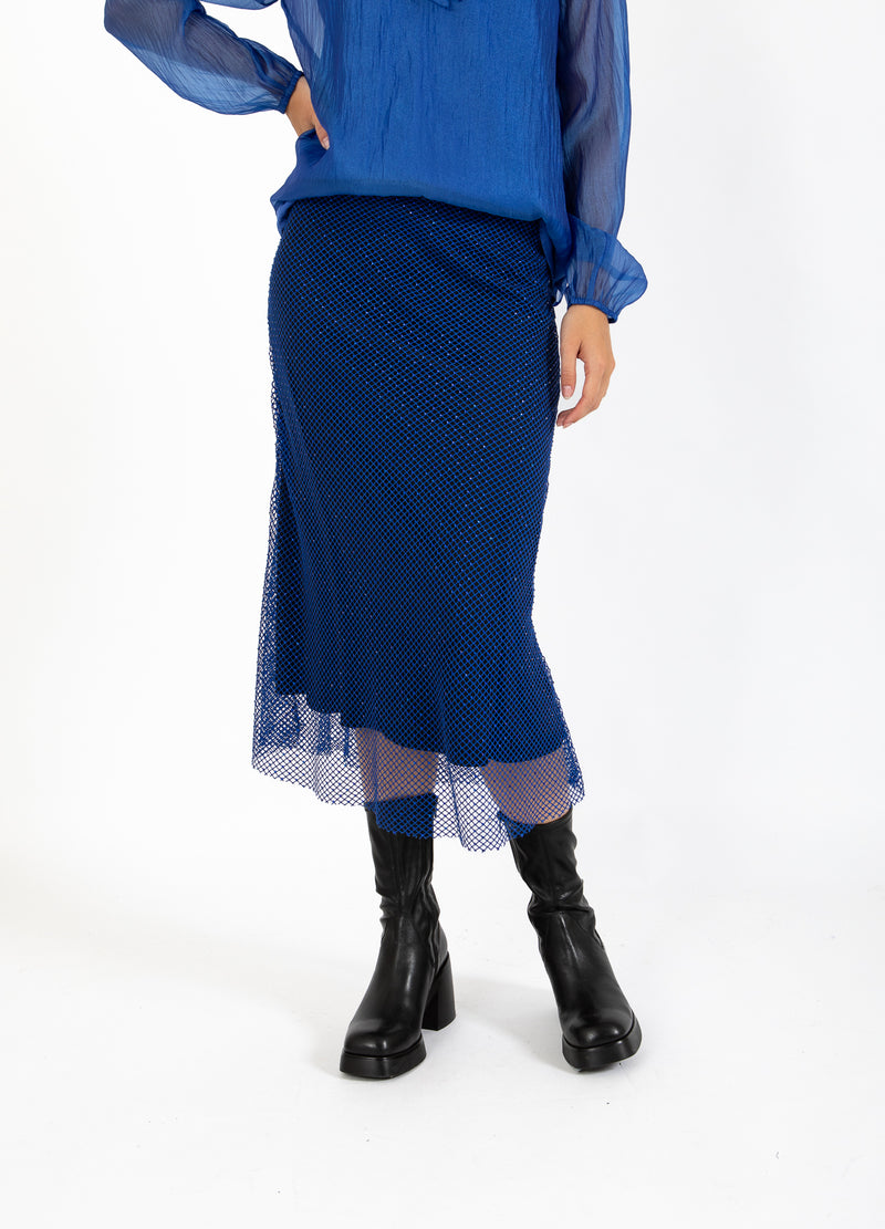 Coster Copenhagen NÄTKEPS Skirt Rich blue - 583