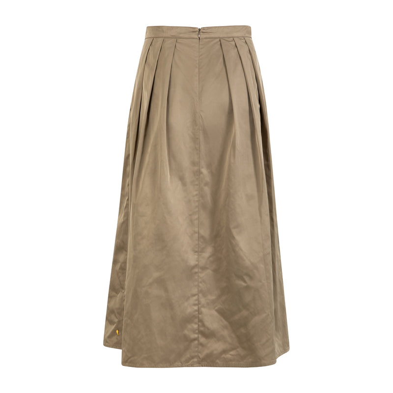 Coster Copenhagen NYLONKJOL Skirt Taupe sand - 393