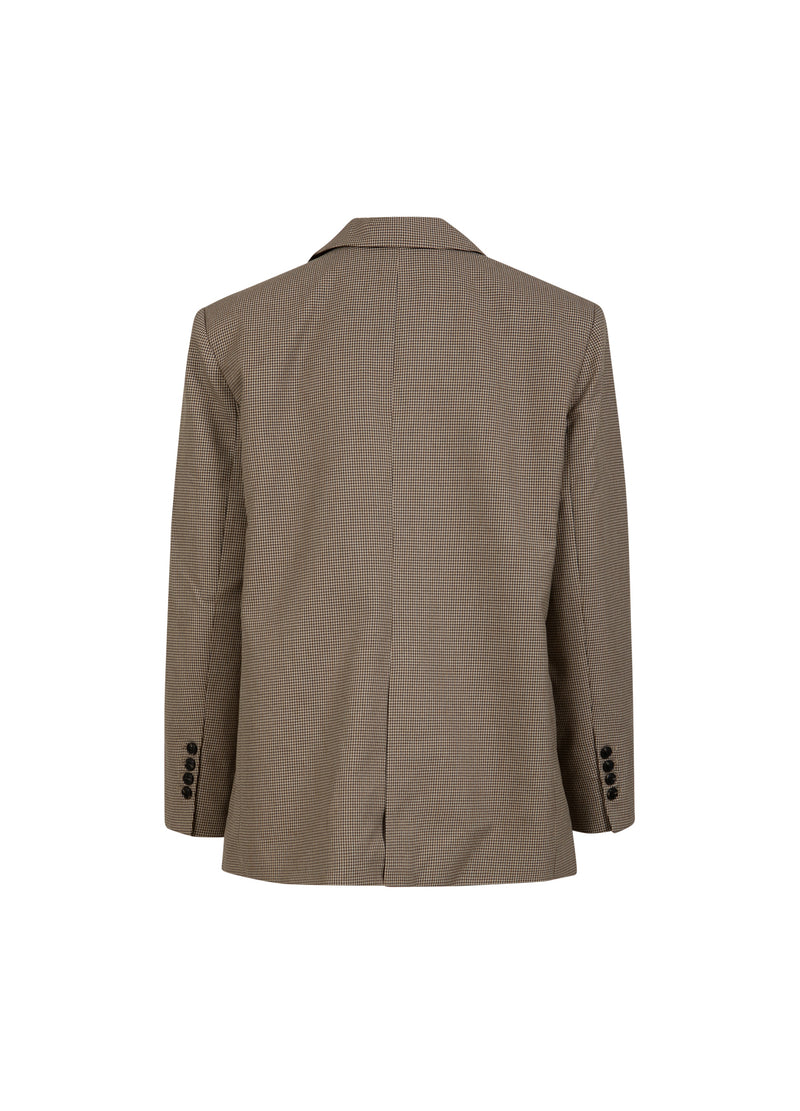 Coster Copenhagen OVERSIZED RUTIG BLAZER Blazer Brown check - 371