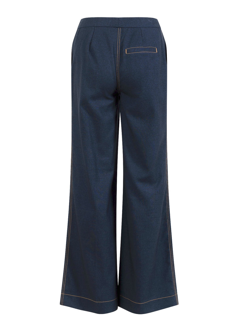 Coster Copenhagen PETRA BYXOR MED STYGN - PETRA PASSFORM Pants Night blue - 513