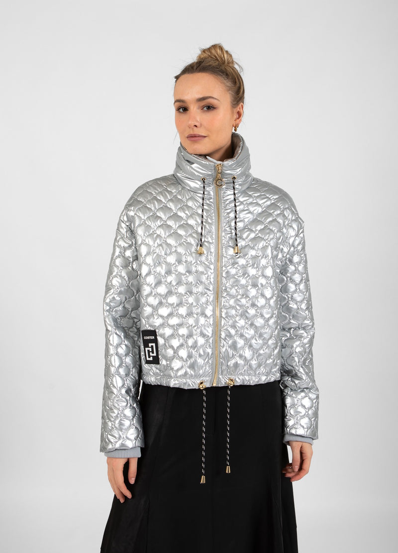 Coster Copenhagen QUILTAD JACKA Outerwear Silver - 211