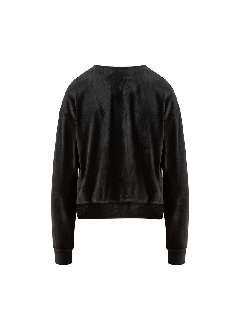 Coster Copenhagen SAMMET BLIXTLÅS PUFFER Shirt/Blouse Black - 100