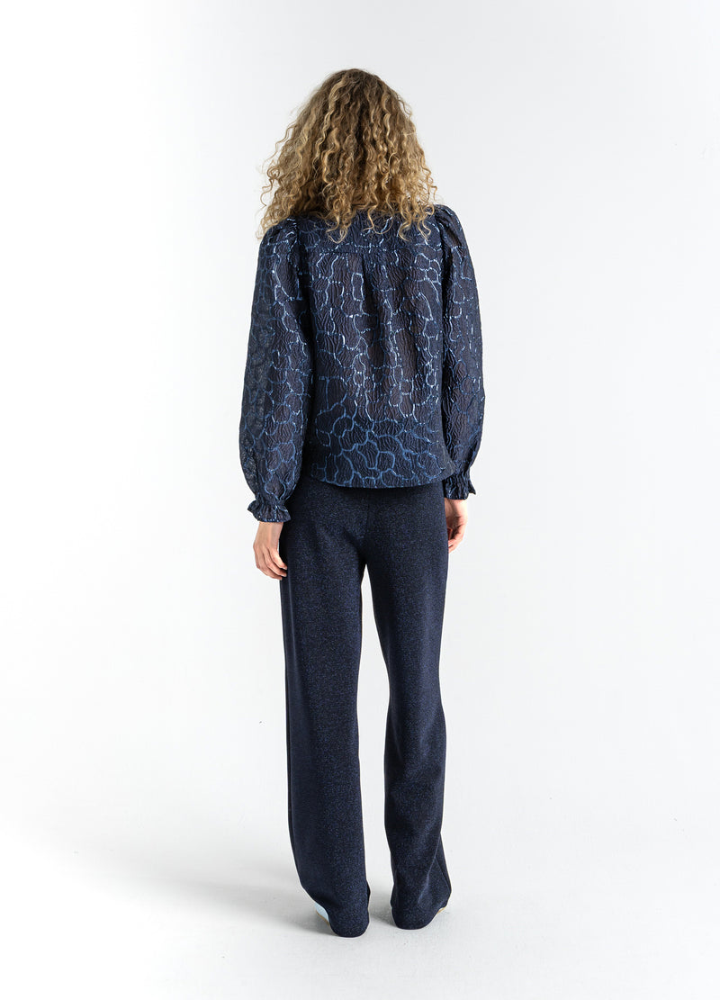Coster Copenhagen SKIMMERBYXOR - PETRA PASSFORM Pants Eclipse blue - 555