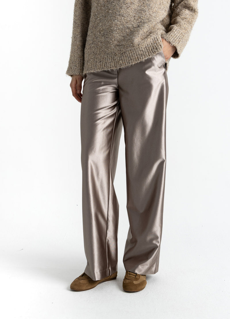Coster Copenhagen SKIMRANDE BYXOR - PETRA PASSFORM Pants Champagne - 299