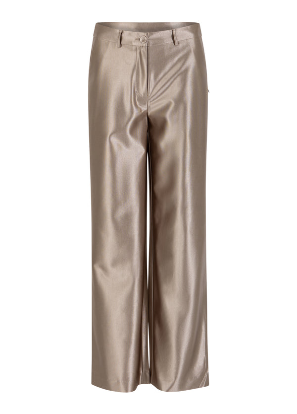 Coster Copenhagen SKIMRANDE BYXOR - PETRA PASSFORM Pants Champagne - 299