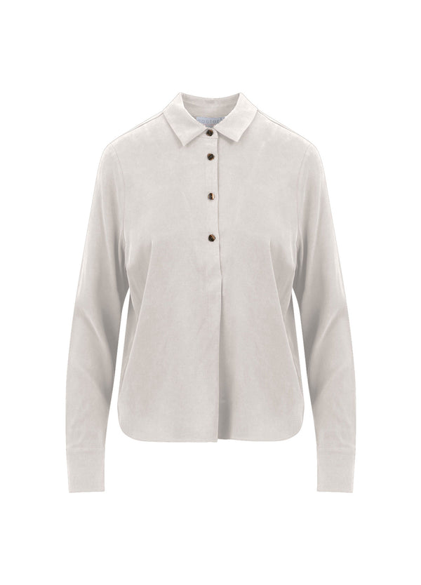 Coster Copenhagen SKJORTA I CUPRO-STRETCH Shirt/Blouse Off white - 201