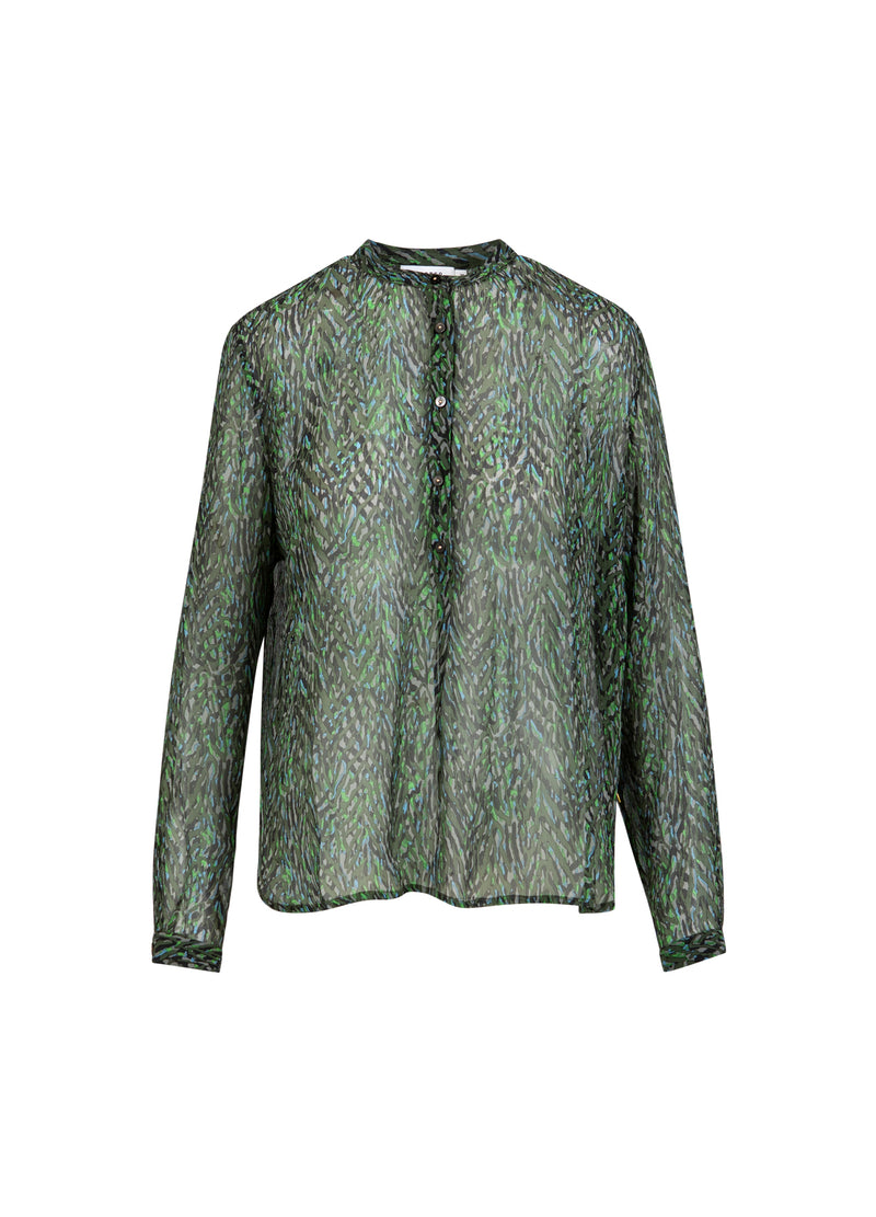 Coster Copenhagen SKJORTA I FIRESTORM TRYCK Shirt/Blouse Firestorm print - 975