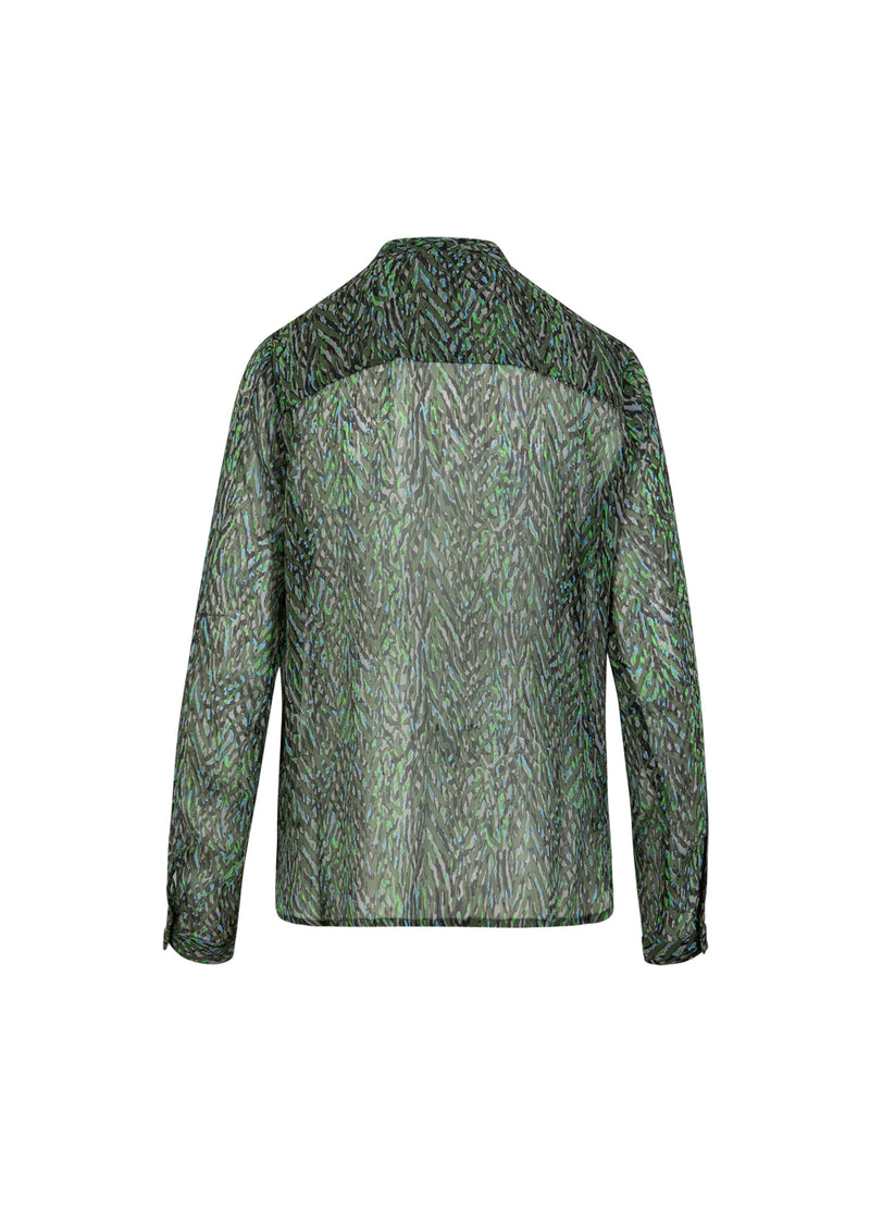 Coster Copenhagen SKJORTA I FIRESTORM TRYCK Shirt/Blouse Firestorm print - 975