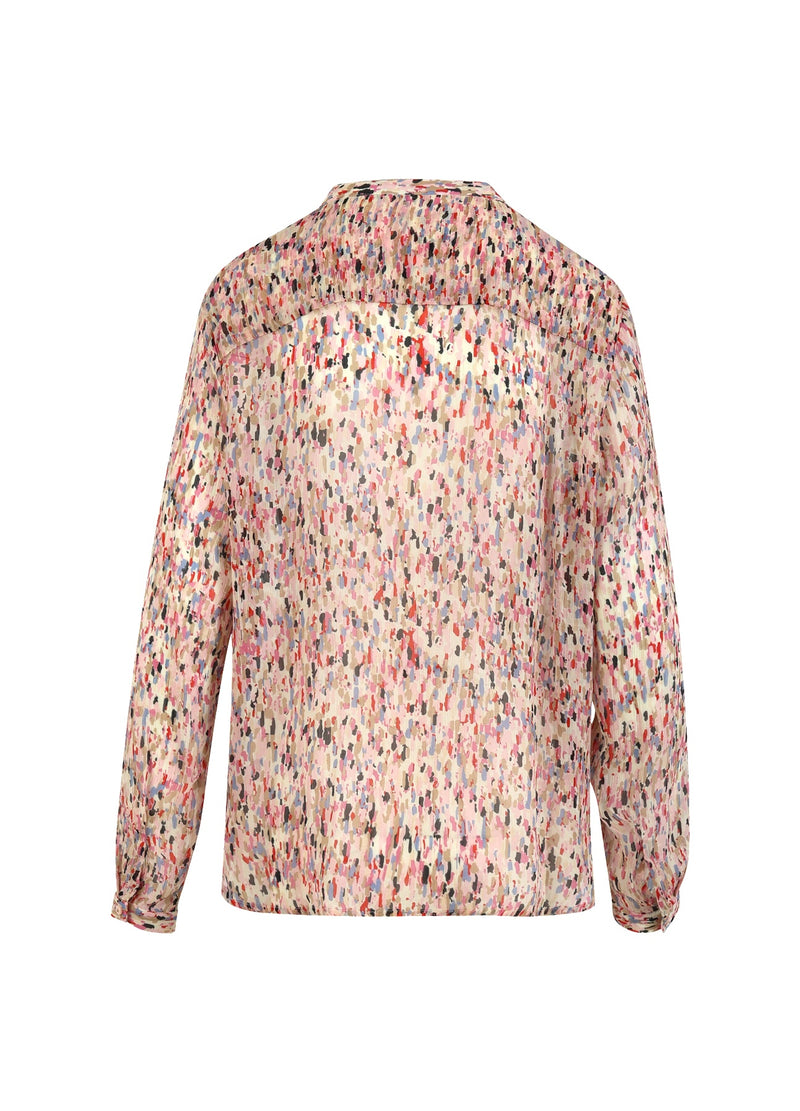 Coster Copenhagen SKJORTA I MULTI-SPLASHTRYCK Shirt/Blouse Multi splash print - 974